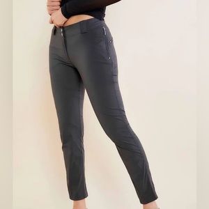 ANATOMIE Susan Skinny Ankle Zip Pants Travel Grey